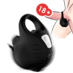 Armony For Him-Anello vibratore Nero-Silicone, 10 velocità · Anelli & Guaine per pene