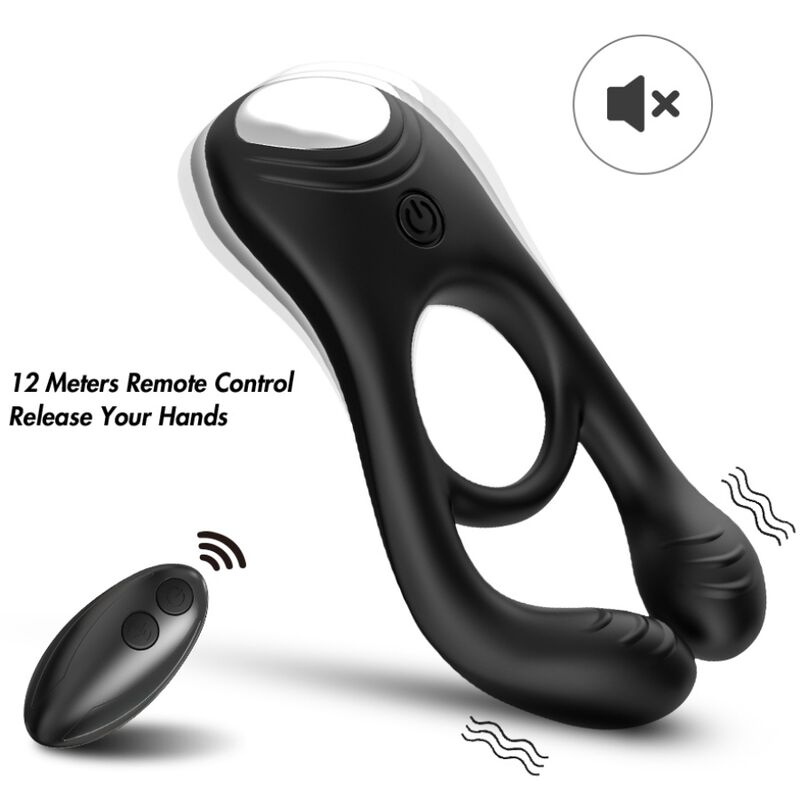 Armony For Him-Veyron Anello Vibratore Doppio per Coppia 1 Armony For Him-Veyron Anello Vibratore Doppio per Coppia · Anelli & Guaine per pene