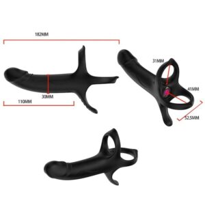 Armony For Him-Dildo con Anello e Vibratore con Telecomando · Anelli & Guaine per pene (immagine 3)