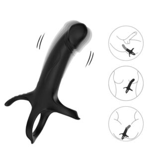 Armony For Him-Dildo cu Inel și Vibrator cu Telecomandă · Inele & Mansoane Penis (imaginea 2)