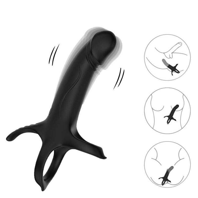 Armony For Him-Dildo con Anello e Vibratore con Telecomando · Anelli & Guaine per pene (immagine 2)