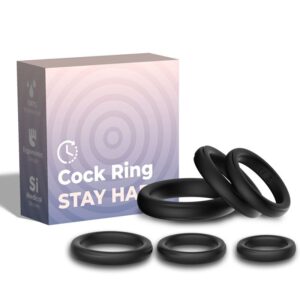 Armony For Him-Anelli elastici in silicone Nero 4 Armony For Him-Anelli elastici in silicone Nero · Anelli & Guaine per pene