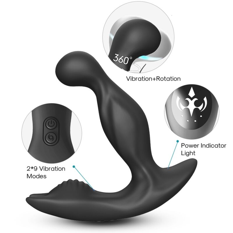 Armony Anal-Bat King vibratore anale per prostata rotatore 2 Armony Anal-Bat King vibratore anale per prostata rotatore · Giocattoli anali (imaginea 2)