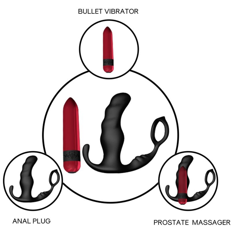 Armony Anal-Knight Vibratore Anale Prostata & Anello con Telecomando 3 Armony Anal-Knight Vibratore Anale Prostata & Anello con Telecomando · Giocattoli anali (imaginea 3)