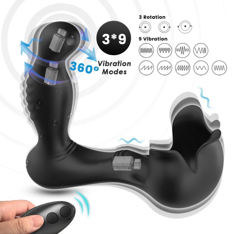 Armony For Him-Vibratore anale surround e stimolatore testicolo