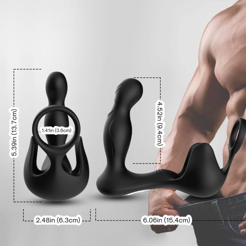 Armony For Him-Vibratore anale surround e stimolatore testicolare 2 Armony For Him-Vibrator Anal Surround & Stimulator Testicular · Jucarii Anale (imaginea 2)