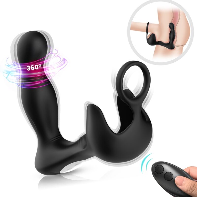 Armony For Him-Vibratore anale surround e stimolatore testicolare 1 Armony For Him-Vibrator Anal Surround & Stimulator Testicular · Jucarii Anale