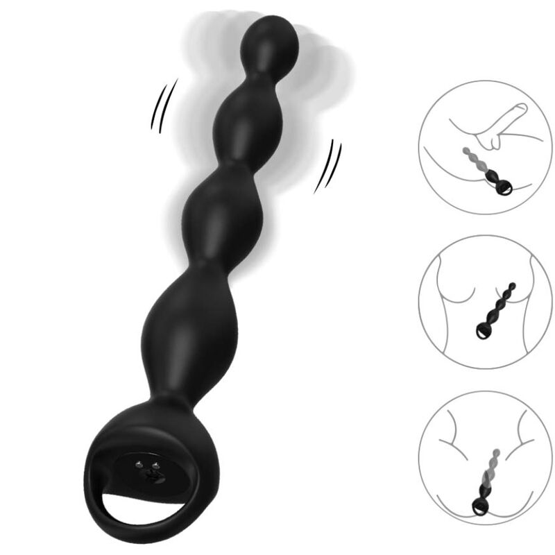 Armony Anal-Vibratore anale Nero-Silicone, 10 velocità 1 Armony Anal-Vibratore anale Nero-Silicone, 10 velocità · Giocattoli anali