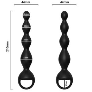 Armony Anal-Vibratore anale Nero-Silicone, 10 velocità 8 Armony Anal-Vibratore anale Nero-Silicone, 10 velocità · Giocattoli anali (imaginea 4)