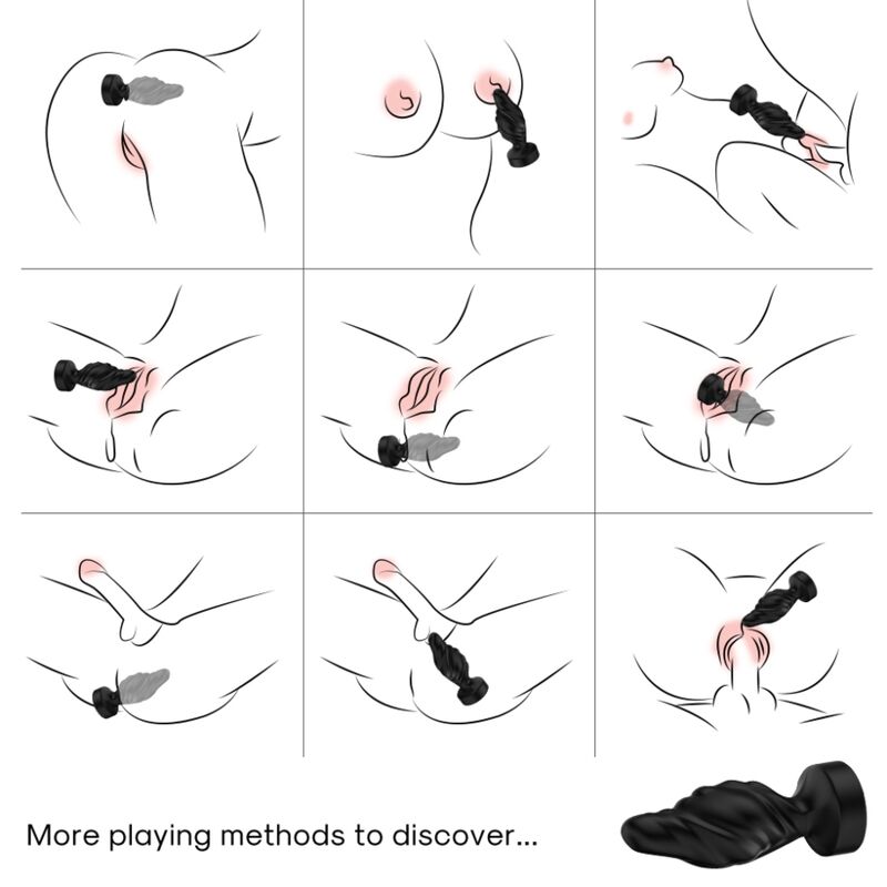 Armony Anal-Vibratore Plug anale con telecomando Nero-Silicone, 10 3 Armony Anal-Vibratore Plug anale con telecomando Nero-Silicone, 10 · Giocattoli anali (imaginea 3)