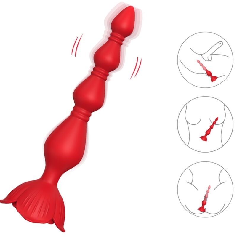 Armony Anal-Vibratore Pagoda Rosa & Plug anale Rosso-Silicone, 10 velocità 3 Armony Anal-Vibratore Pagoda Rosa & Plug anale Rosso-Silicone, 10 velocità · Giocattoli anali (imaginea 3)