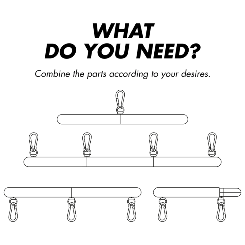 Fetish Submissive Bondage-Separatore regolabile a 4 pezzi · Bondage & Manette (imaginea 4)