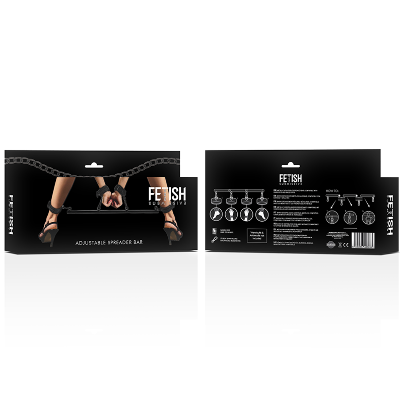Fetish Submissive Bondage-Separatore regolabile a 4 pezzi · Bondage & Manette (imaginea 9)