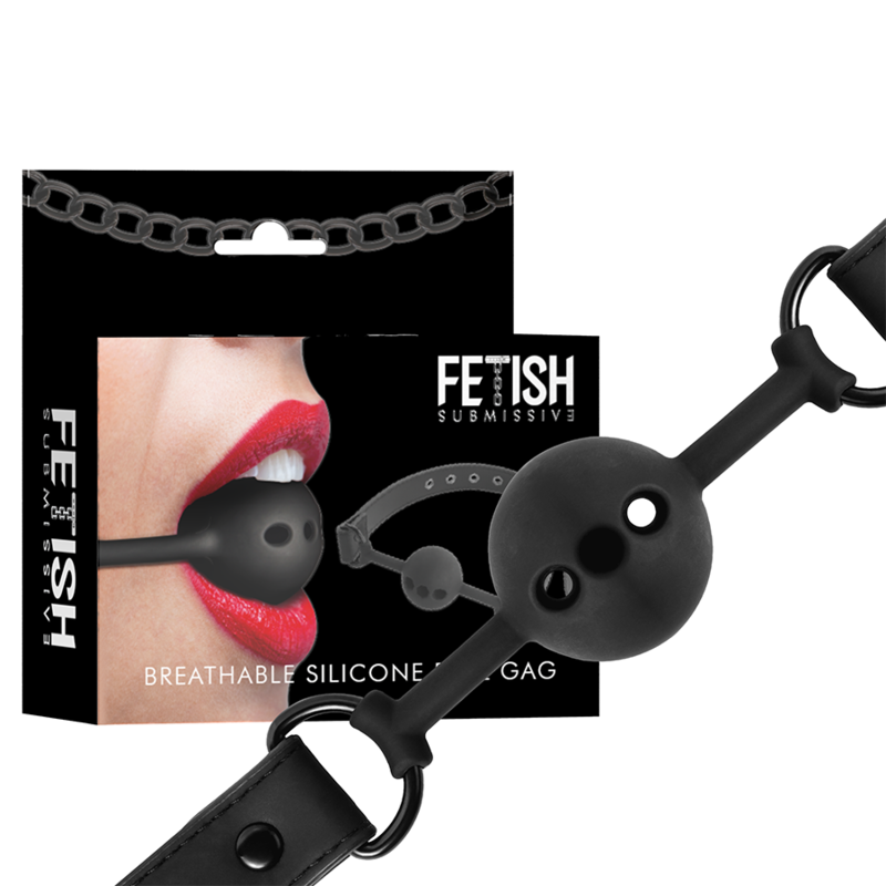 Fetish Submissive Bondage-Gag Sfera di Silicone Respirabile 7 Fetish Submissive Bondage-Gag Sfera di Silicone Respirabile · Bondage & Manette (imaginea 7)