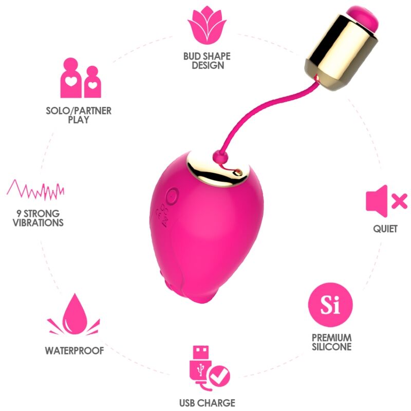 Armony Stimulators-Mandala Egg Vibratore G-spot con telecomando · Vibratori (immagine 5)