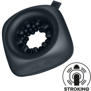 Satisfyer Ring-Ring Stroker Masturbatore e Vibratore-Silicone, 12 · Anelli & Guaine per pene