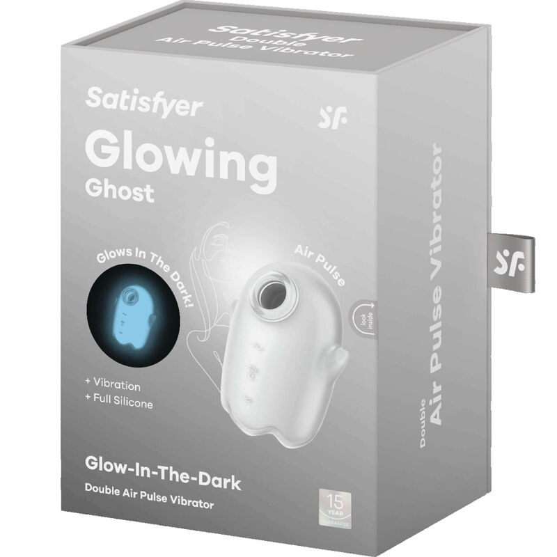 Satisfyer-Glowing Ghost Air Pulse & Vibratore · Vibratori (immagine 3)