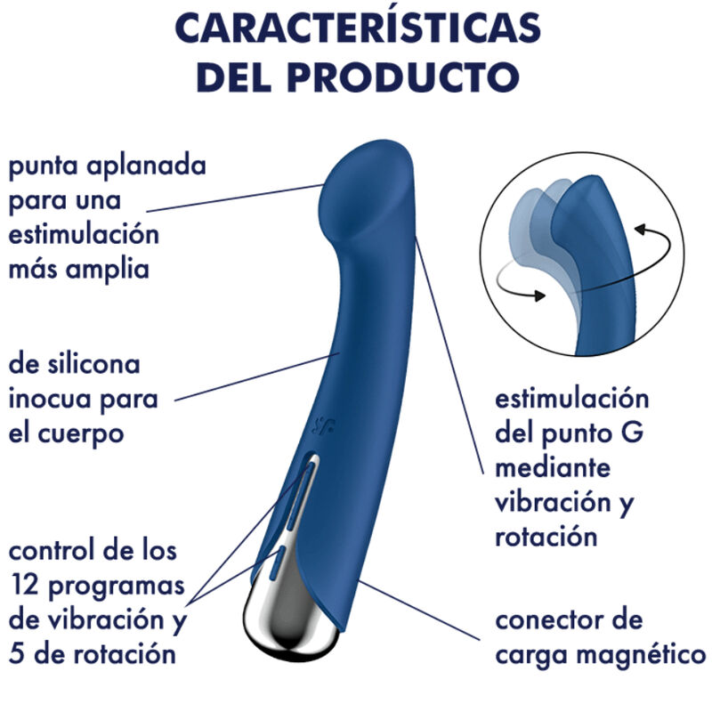 Satisfyer-Spinning G-spot 1 Rotatore Vibratore 2 Satisfyer-Spinning G-spot 1 Rotatore Vibratore · Vibratori (imaginea 2)