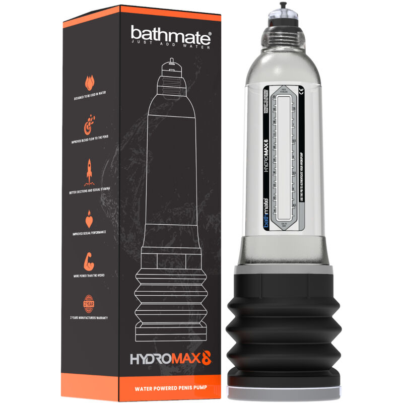 Bathmate-Hydromax 8 Clear, Trasparente · Anelli & Guaine per pene