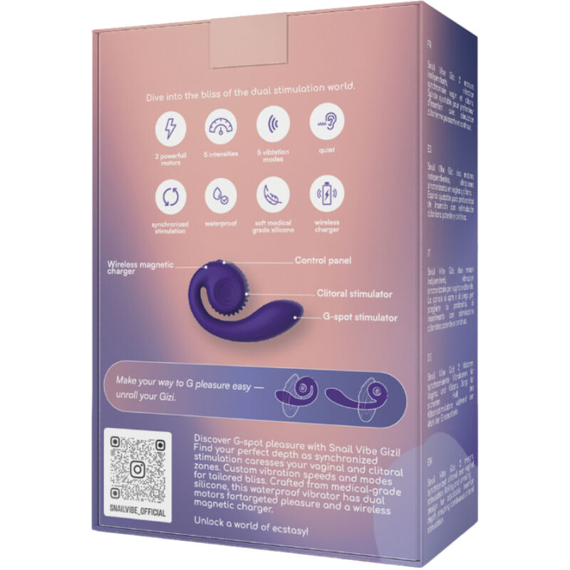 Snail Vibe-Gizi Dual Stimolatore 29 Snail Vibe-Gizi Dual Stimolatore · Vibratori (imaginea 4)