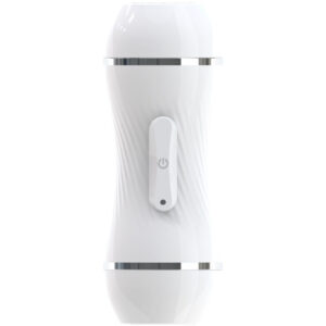 Armony-Doppia vagina e ano vibratore masturbatore Bianco-TPE, 12 velocità · Masturbatori (imaginea 4)