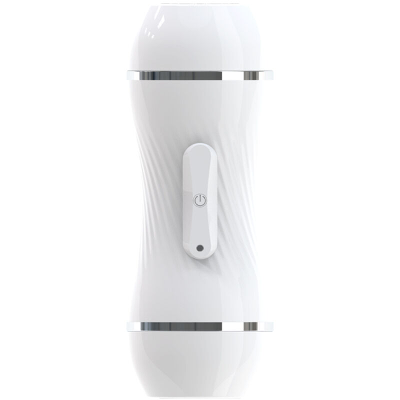 Armony-Doppia vagina e ano vibratore masturbatore Bianco-TPE, 12 velocità · Masturbatori (imaginea 4)