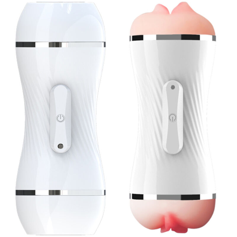 Armony-Doppia vagina e ano vibratore masturbatore Bianco-TPE, 12 velocità 2 Armony-Doppia vagina e ano vibratore masturbatore Bianco-TPE, 12 velocità · Masturbatori (imaginea 2)