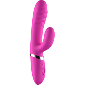 Armony-Adela Vibratore & Stimolatore Fucsia-Silicone, 12 velocità
