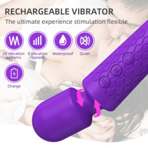 Armony-Mini Massager si Vibrator Violet-Silicon, 7 Trepte · Vibratoare (imaginea 2)