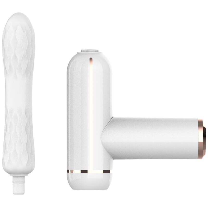 Armony-Macchina Fking regolabile e vibratore automatico Bianco-Silicone, 12 · Vibratori (imaginea 6)