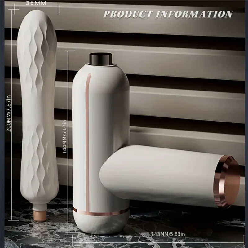 Armony-Macchina Fking regolabile e vibratore automatico Bianco-Silicone, 12 · Vibratori (imaginea 7)
