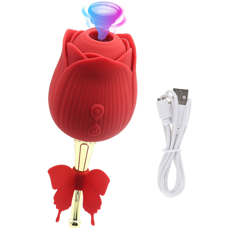 Armony-Butterfly Flower Suzione Red-Silicone, 10 velocità 3 Armony-Butterfly Flower Suzione Red-Silicone, 10 velocità · Vibratori (imaginea 3)