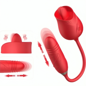 Armony-Delight Fiore Vibratore con Lingua Rossa