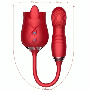 Armony-Delight Flower Vibrator con Lingua Rossa e Funzione