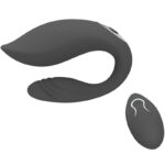 Armony-Martha Vibratore per Coppia Nero, Telecomando-Silicone · Giocattoli per coppie