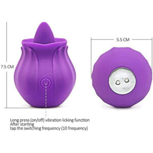 Armony-Fig Vibratore con Lingua-Silicio, 10 velocità · Vibratori (imaginea 4)