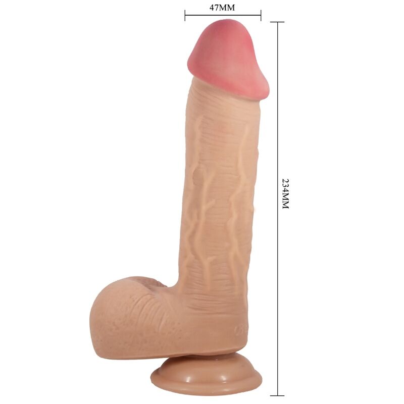 Dildos-Sliding Skin Series Dildo Realista con Ventosa, Flesh 23.4 cm 2 Dildos-Sliding Skin Series Dildo Realista con Ventosa, Flesh 23.4 cm — PRETTY LOVE · Dildo & Stimolatori (imaginea 2)