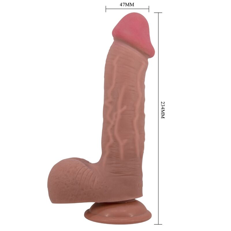 Dildos-Sliding Skin Series Dildo Realistico con Ventosa Marrone 23.4 cm 2 Dildos-Sliding Skin Series Dildo Realistico con Ventosa Marrone 23.4 cm — PRETTY LOVE · Dildo & Stimolatori (imaginea 2)