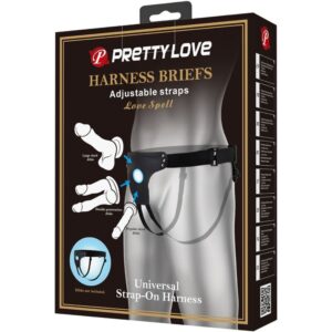 Harness Collection-Love Spell Imbracatura Regolabile con Bretella — PRETTY LOVE · Strap-on & Imbracature (imaginea 2)