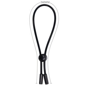 For Him-Anello fallico con cavo e testicoli-silicone, impermeabile — PRETTY LOVE · Anelli & Guaine per pene (imaginea 3)