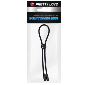 For Him-Anello fallico con cavo e testicoli-silicone, impermeabile — PRETTY LOVE · Anelli & Guaine per pene (imaginea 4)