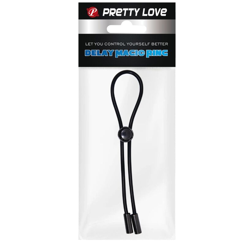 For Him-Anello fallico con cavo e testicoli-silicone, impermeabile — PRETTY LOVE · Anelli & Guaine per pene (imaginea 4)