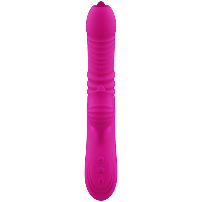 Armony-Fanny Vibratore Multifunzione Doppia Lingua, Fucsia · Vibratori (immagine 6)