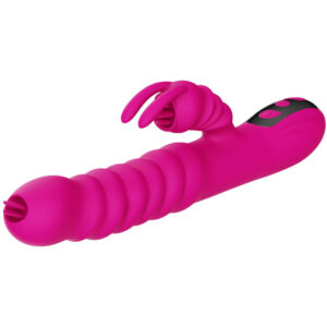 Armony-Rabbit doppia lingua vibratore multifunzione fucsia