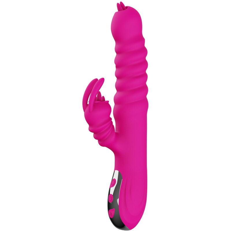 Armony-Rabbit doppia lingua vibratore multifunzione fucsia · Vibratori (imaginea 5)