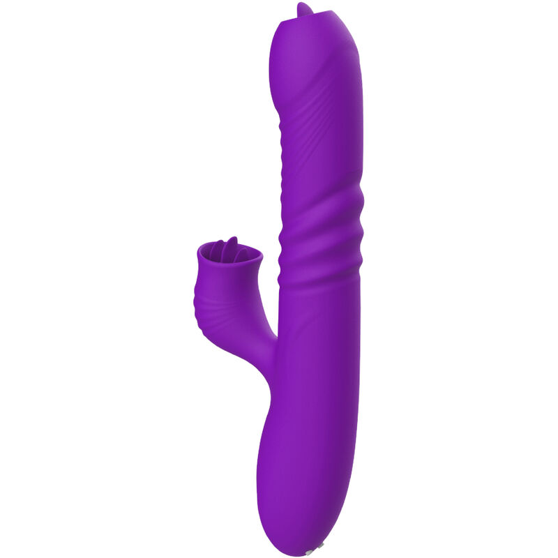 Armony-Vibratore Rabbit Fully G-spot con Lingua Stimolante, Viola 5 Armony-Vibratore Rabbit Fully G-spot con Lingua Stimolante, Viola · Vibratori (imaginea 5)
