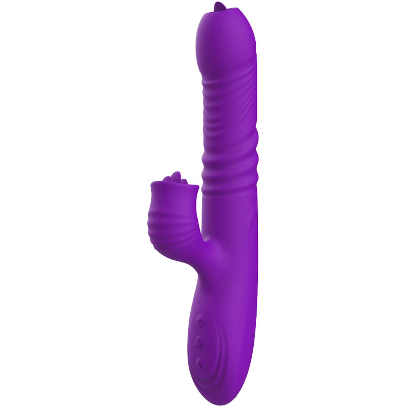 Armony-Vibratore Rabbit Fully G-spot con Lingua Stimolante, Viola 3 Armony-Vibratore Rabbit Fully G-spot con Lingua Stimolante, Viola · Vibratori (imaginea 3)