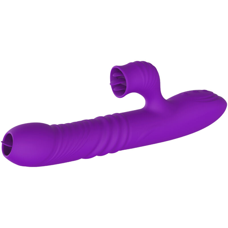 Armony-Vibratore Rabbit Fully G-spot con Lingua Stimolante, Viola 2 Armony-Vibratore Rabbit Fully G-spot con Lingua Stimolante, Viola · Vibratori (imaginea 2)