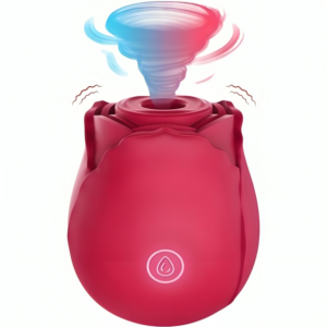 Armony-Tazza di aspirazione del fiore delizioso Rosso-Silicone, 10 velocità · Vibratori (imaginea 3)