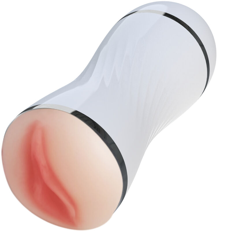 Armony-Masturbatore Doppia Vagina e Bocca, Bianco-TPE 2 Armony-Masturbatore Doppia Vagina e Bocca, Bianco-TPE · Masturbatori (imaginea 2)